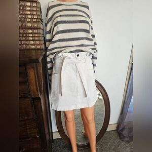 White DENIM Fair Trade Skirt Sz. 4